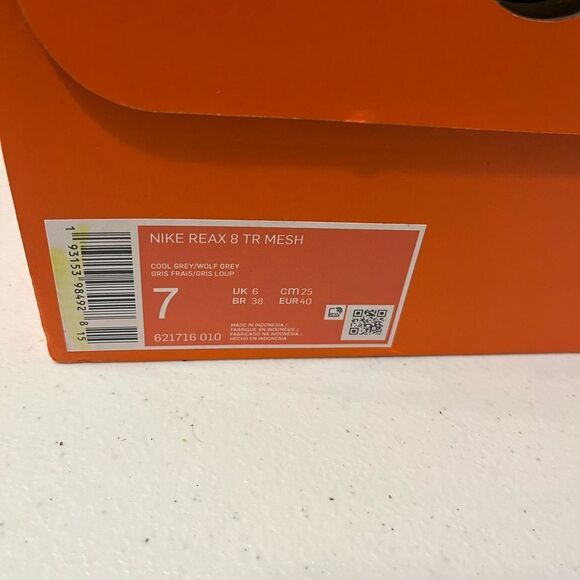 Nike Reax 8 TR 621716-010 Mesh Grey Training Shoes Sneakers Men’s size 7 - Picture 14 of 15